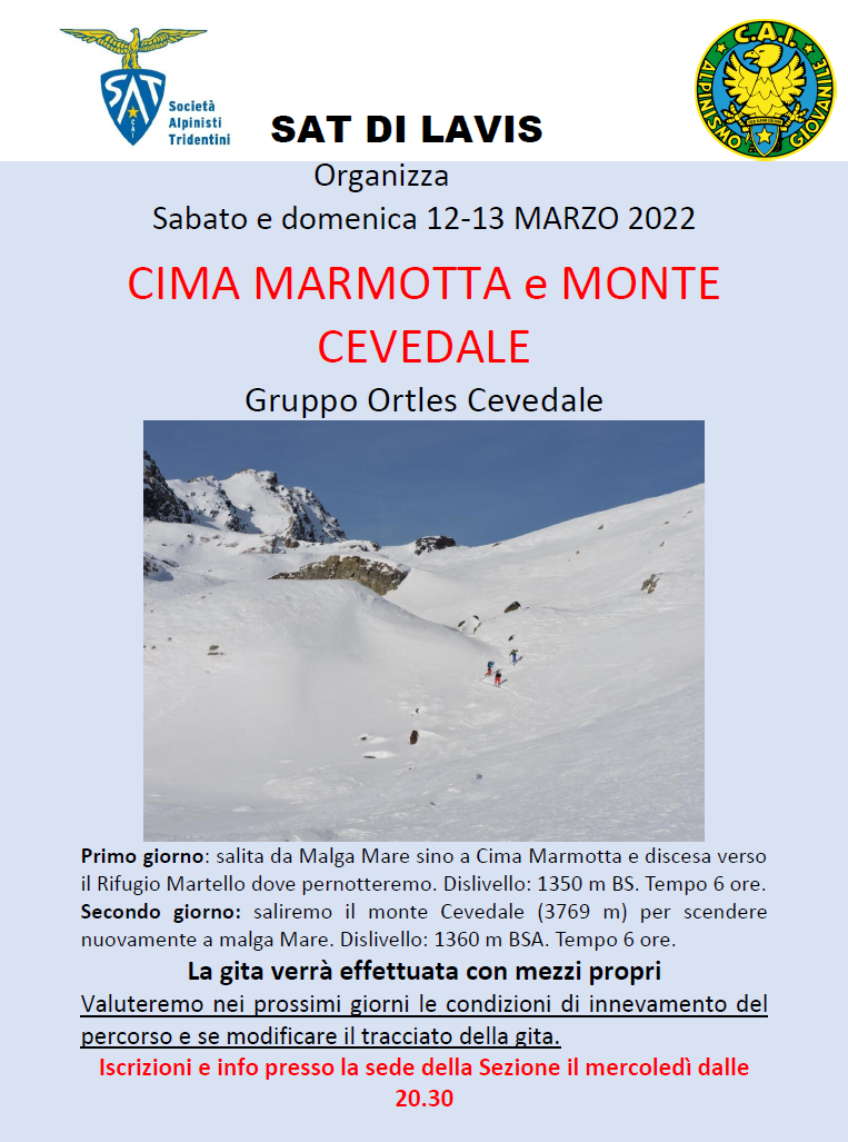 cime marmotta e cevedale