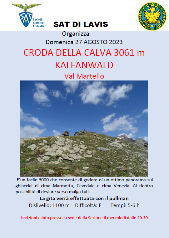 croda della calva